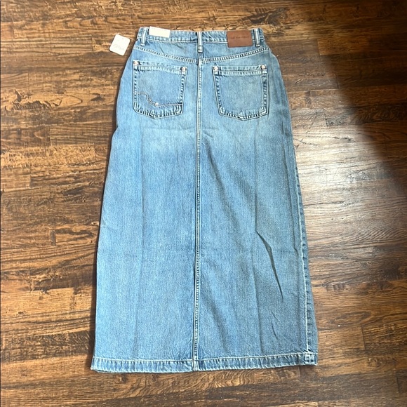 Free People Blue Midi Skirt - Picture 3 of 3